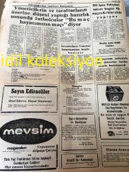 EDİRNE GAZETESİ YEREL TAŞRA BASINI --13 Mart 1982 Yıl :19 Sayı :1934-- Özel Edirne Hayat Hastanesi Bugün Edirnelilerin Hizmetine Giriyor -- Karaağaç 'ta ki okuma yazma kursunu bitirenlere törenle belgeleri verilecek --Tümen Subay ve Assubayları TKKGV  'NA 34.625  LİRA Bağışladı --Güzellik  uzmanı Süheyla  Toprak 'ın  Gösterileri Büyük İlgi Gördü --Adalı Halil Aliço  Güreşleri Murat Sertoğlu --Soğan Fiyatları Düşerken Arpacık Soğanı Yükseliyor --Turizm haftası etkinlikleri önemle  sürüyor -- Çalışan kesime yönelik  taksitli satışların artması hem esnafı hem de müşteriyi memnun ediyor ---Yöneticilerin ve tarafların  üzerine düşeni yaptığı hazırlık sonunda futbolcular  bu maç  hayatımızın  maçı diyor --DSI Spor Voleybol  takımı bugün ilk maçını Kırklareli de yapıyor --