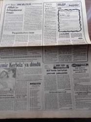 Hürriyet Gazetesi - 20 Temmuz 1980 - Nihat Erim Öldürüldü - Deniz Gezmiş - Mahir - Yılmaz Güney - Oktay Ekşi - Hasan Pulur - Metin Toker - Dallas Dizisi - Moskova Olimpiyat Oyunları - Süleyman Demirel Size Üzüntülü Bir Haber Vereceğim Maalesef Nihat Erim Teröristlerce Öldürüldü - Nihat Erim 35 Yıllık Devlet Adamıydı - İran'da İsyan Yayılıyor