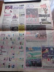 Hürriyet Gazetesi - 20 Temmuz 1980 - Nihat Erim Öldürüldü - Deniz Gezmiş - Mahir - Yılmaz Güney - Oktay Ekşi - Hasan Pulur - Metin Toker - Dallas Dizisi - Moskova Olimpiyat Oyunları - Süleyman Demirel Size Üzüntülü Bir Haber Vereceğim Maalesef Nihat Erim Teröristlerce Öldürüldü - Nihat Erim 35 Yıllık Devlet Adamıydı - İran'da İsyan Yayılıyor