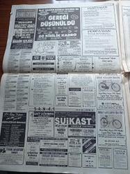 Hürriyet Gazetesi - 18 Ocak 1991 -  Emin Çölaşan - Oktay Ekşi - Hafız Süleymanoğlu'nun Podyuma Dönmesi Tehlikede - Galatasaray Fenerbahçe Bayan Basketbol Maçı - Irak Lideri Saddam Hüseyin İsrail'in İki Kentine Kimyasal Başlıklı Füzeler Attı - Murat Bardakçı - ABD İncirlik'ten Vuruyor - Irak Kuveyt'te Hapis - Bir Günde Hiroşimaya Eşit Bomba