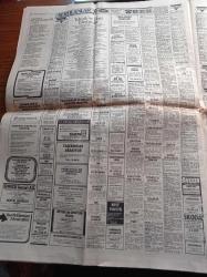 Hürriyet Gazetesi - 18 Ekim 1982 - Köy Çocuğu Yaşar Kemal'in Dayanılmaz Yükselişi - Gökhan Güney - Müşerref Tezcan - Perran Kutman - Müjdat Gezen - Selçuk Yula - Galatasaray Bursaspor'ı Yendi - Banker Kastelli Yargıç Önünde - 186 İdamlı Dev Yol Davası Başlıyor - Milli Güvenlik Konseyi İlk Gezisini Karadeniz Bölgesinde Yapacak - Bülend Ulusu Turgut Özal'a Kızdı