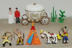 Red kit düldül kovboy lucky luke ağaç kaktüs kızılderili kabile şefi savaşçı çadır külkedisi sindirella bal kapağı at arabası ve figür oyuncak lar hepsi Beraber Koleksiyon dekor hediye nostalji tasarım süs hobi eğlence vintage aksesuar promosyon reklam Hediyelik dekorluk retro