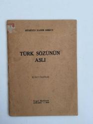 Türk Sözünün Aslı