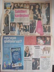 Kelebek Magazin Gazetesi - 5 Kasım 2007 - Melisa Sözen - Enrique İglesias - Hüsnü Şenlendirici - Yıldız Tilbe - Beyazıt Öztürk - Selin Boronkay - Küçük Onur - Türkan Şoray - Eckart Cuntz - Mirkelam - Julien Bouchard - Mithat Can - Esra Gürsoy - Ömer Karacan - Melissa Eliyeşil - Levent Kızıl - İbrahim Yazıcı - Nazlı Öztarhan - Önder Öztarhan - Nazif Zorlu - Emir Tamer - Başak Tamer - Efsun Yazıcı - Ekrem Başarır - Yasemin Çağlar - Gülşah Alkoçlar - Efsun Yazıcı - Ekrem Başarır - Serkan Yazıcı - Ayşen Yazıcı - Müzeyyen Keçeli - Aliki Kızıl - Güner Akın - Serap Ulusoy - Kubilay Keskin fotoğraf ve haberi - Gazete Tam Değildir 2 Sayfası Mevcuttur