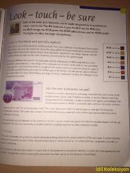 The euro banknotes and coins - European Central Bank - İngilizce (Euro banknotları ve madeni paraları - Avrupa Merkez Bankası)