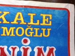 GÜVERCİNİM, 1986, FİLM AFİŞİ / POSTERİ - BÜYÜK BOY - ORİJİNAL - 100 X 68 cm EBADINDA - Original Turkish Big Size Movie Poster - Yavuz Yalınkılıç, Aliye Rona, Belkıs Akkale, Neriman Köksal, Turgut Özatay, Kadir Savun, Mahmut Hekimoğlu, Bülent Polat, Figen Arlı, Atilla Karakaya, Dinçer Önal, Ali Rıza Cevizli, Bahattin Eroğlu, Kamil Sesli, Korhan Eriş, Nermin Çakar, Cengiz Durmaz, ONUR FİLM