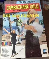 CAMBAZHANE GÜLÜ FADİME, 1971, FİLM AFİŞİ / POSTERİ - BÜYÜK BOY - ORİJİNAL - 100 X 68 cm EBADINDA - Original Turkish Big Size Movie Poster - Türker İnanoğlu, Metin Bükey, Ediz Hun, Filiz Akın, 	Erdoğan Tünaş,