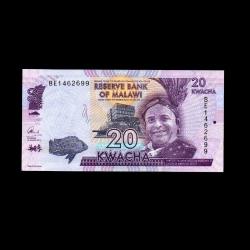 MALAVİ (2016) - 20 Kwacha (ÇİL 10/10)