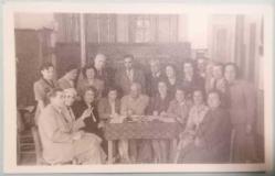 1nci Bölge Öğretmenleri Müşterek Toplantısı toplu fotoğrafı Ankara İlkokulu Karşıyaka İzmir 1951-1952