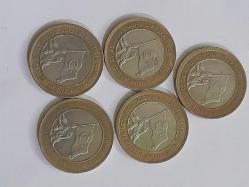 15 TEMMUZ ŞEHİTLERİ VE GAZİLERİ ANISINA 2016 YILI 1 TL BİMETAL 5 ADET