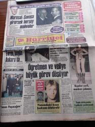 Hürriyet Gazetesi - 26 Aralık 1982 - Suat Hayri Ürgüplünün Politika ve Diplomaside 40 Yılı Yazı Dizisi - Cüneyt Arkın - Hülya Koçyiğit - Ferdi Tayfur - Melike Zobu - Fenerbahçe Galatasaray Maçı - İsmet İnönü - Kenan Evren Bugün Ankara'da - İsmet İnönü'yü Andık - Mevhibe İnönü - Edward Kennedy'nin Eski Eşi Joan Kennedy Anlatıyor