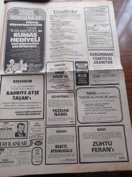 Hürriyet Gazetesi - 26 Aralık 1982 - Suat Hayri Ürgüplünün Politika ve Diplomaside 40 Yılı Yazı Dizisi - Cüneyt Arkın - Hülya Koçyiğit - Ferdi Tayfur - Melike Zobu - Fenerbahçe Galatasaray Maçı - İsmet İnönü - Kenan Evren Bugün Ankara'da - İsmet İnönü'yü Andık - Mevhibe İnönü - Edward Kennedy'nin Eski Eşi Joan Kennedy Anlatıyor