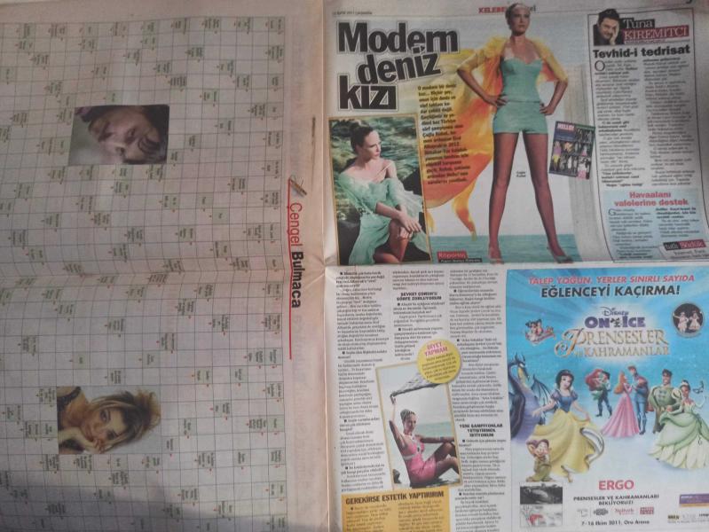 Kelebek Magazin Gazetesi 21 Eylül 2011 Burcu Esmersoy Kanye  