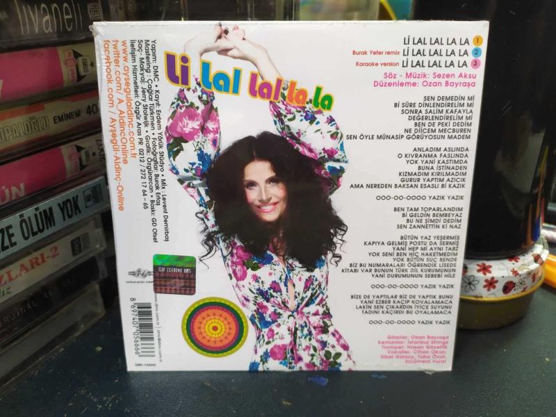 AYŞEGÜL ALDİNÇ Lİ LAL LAL LA LA AMBALAJLI CD Cardboard  