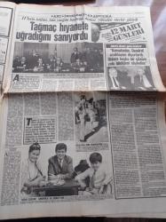 Hürriyet Gazetesi - 20 Mart 1986 - Merhum Nihat Erim'in Anıları 12 Mart Günleri Yazı Dizisi - Şike İddiası Büyüyor - Kumarhaneler Spor İçin Çalışacak - Beşiktaş Elendi - Sakıp Sabancı - Uyuşturucu Mafia'sının Perde Arkasındaki Destekçileri Belirlendi - Sovyetler'in ABD'ye Verdiği Karadeniz Notasından Sonra Boğazlarda Baş Ağrısı - Cezaevlerinde Tahliyeden Önce Buruk Veda Yaşandı - Turgut Özal'ın Bağdat Çantası Kabarık