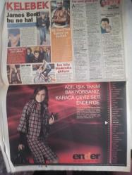Kelebek Magazin Gazetesi - 19 Eylül 2008 - Tuba Büyüküstün - Murat Yıldırım - Mazhar Alanson - Leyla Bilginci - Nesli Çölgeçen - Muhterem Nur - Ahmet Bayer - Doğa Rutkay - Muhterem Nur - Gülbin Simitçioğlu - Ozan Kaçmaz - Şafak Sezer - Derya Akalın - Mine Narin - Gülden Büyükuçak - Bettina Machier - Ece Sükan - Melis Murathanoğlu - Rıza Tansu - Mine Kalpakçıoğlu - Demet Özdemir - Osman Müftüoğlu - Feryal Gülman - Elif Dürüst - Fulya Cinisli - Meral Yazıcı - Gamze Manas - Begüm Şen - Beyhan Benardete - Deniz Berdan - Gülbin Simitçioğlu - Hülya KAlyoncu - Burak Hakkı - Gani Müjde - Sema Şimşek - Rüzgar Hakkı - Çağla Kubat - Güzin Abla - Sahrap Soysal - Tekin Acar - Nilüfer Pazvantoğlu - Onur Baştürk - Shauna Sand - 50 Cent - Daniel Craig fotoğraf ve haberi - Tam Takım Gazete