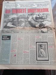 Hürriyet Gazetesi - 23 Temmuz 1974 - Yavru Vatan Kıbrıs Haritası - Yunan Mezalimi - Bu Vahşeti Unutmadık - Yunanlının Anadolu'daki Zulmünü Hatırlamayan Varsa Tarihe Baksın - Yılmaz Güney Salpa Yazı Dizisi - Bin Fenerli Ev Yazan Victoria Holt - Türk Kelebeği Hasan İzzettin Dinamo