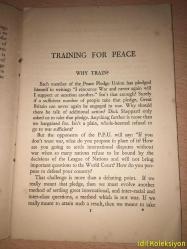 TRAİNİNG FOR PEACE : A Programme for Peace Workers - Richard B. Gregg - George Routledge & Sons - İngilizce (BARIŞ İÇİN EĞİTİM: Barış Çalışanları İçin Bir Program)