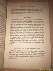 TRAİNİNG FOR PEACE : A Programme for Peace Workers - Richard B. Gregg - George Routledge & Sons - İngilizce (BARIŞ İÇİN EĞİTİM: Barış Çalışanları İçin Bir Program)