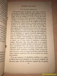 TRAİNİNG FOR PEACE : A Programme for Peace Workers - Richard B. Gregg - George Routledge & Sons - İngilizce (BARIŞ İÇİN EĞİTİM: Barış Çalışanları İçin Bir Program)