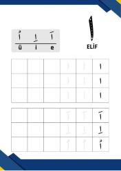 Arapça Alfabe-Sayılar YAZ-SİL Kitabı