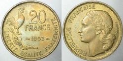 FRANSA 20 FRANK 1953. ÇİLALTI KONDİSYON.