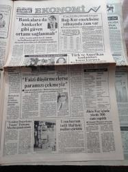 Günaydın Gazetesi - 2 Ekim 1982 - Almanya'nın En Genç Başbakanı Helmut Kohl - Amerika'da İki Seks Skandalı - Türkan Şoray - Beyrut Katliamı - Fenerbahçe Eski Kaptanı Önder Mustafaoğlu Bugün Toprağa Veriliyor - Galatasaray Austria Wien Takımıyla Eşleşti - Banker Kastelli 16 Gün Sonra Tahliyesini İsteyecek - Doçent Argun Saylam'ı Zevk İçin Öldürduk- Kenan Evren Anayasa'ya Karşı Olan 12 Eylül'e de Karşıdır - Kadın Kozmonot Uzayda Hamile Kaldı
