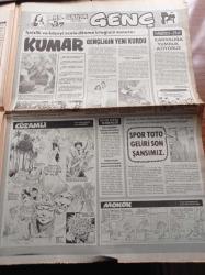 Günaydın Gazetesi - 2 Ekim 1982 - Almanya'nın En Genç Başbakanı Helmut Kohl - Amerika'da İki Seks Skandalı - Türkan Şoray - Beyrut Katliamı - Fenerbahçe Eski Kaptanı Önder Mustafaoğlu Bugün Toprağa Veriliyor - Galatasaray Austria Wien Takımıyla Eşleşti - Banker Kastelli 16 Gün Sonra Tahliyesini İsteyecek - Doçent Argun Saylam'ı Zevk İçin Öldürduk- Kenan Evren Anayasa'ya Karşı Olan 12 Eylül'e de Karşıdır - Kadın Kozmonot Uzayda Hamile Kaldı