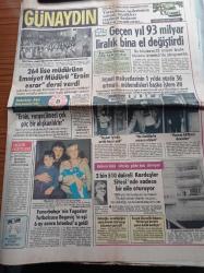 Günaydın Gazetesi - 26 Aralık 1982 - Kenan Evren Bugün Yurda Dönüyor - Fenerbahçe 7 Yıl Sonra Trabzonspor'u Yendi - Ezelî Rakipler Fenerbahçe Stadında 33 Yıl Sonra Karşı Karşıya - Cüneyt Arkın - Kadir İnanır - 264 Lise Müdürüne Emniyet Müdürü Şükrü Balcı Eroin Esrar Dersi Verdi - Maliye Bakanı Adnan Başer Kafaoğlu- İsmet İnönü Ölümünün 9. Yılında Törenle Anıldı - Rauf Denktaş - Turing Otomobil Kurumu Genel Müdürü Çelik Gülersoy
