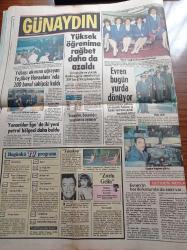 Günaydın Gazetesi - 26 Aralık 1982 - Kenan Evren Bugün Yurda Dönüyor - Fenerbahçe 7 Yıl Sonra Trabzonspor'u Yendi - Ezelî Rakipler Fenerbahçe Stadında 33 Yıl Sonra Karşı Karşıya - Cüneyt Arkın - Kadir İnanır - 264 Lise Müdürüne Emniyet Müdürü Şükrü Balcı Eroin Esrar Dersi Verdi - Maliye Bakanı Adnan Başer Kafaoğlu- İsmet İnönü Ölümünün 9. Yılında Törenle Anıldı - Rauf Denktaş - Turing Otomobil Kurumu Genel Müdürü Çelik Gülersoy