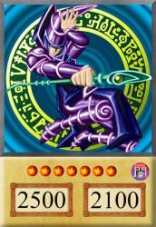 Yugioh Dark Magician Anime Kart