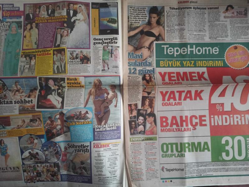 Kelebek Magazin Gazetesi 27 Haziran 2011 Ezgi Asaroğlu Yiğit  