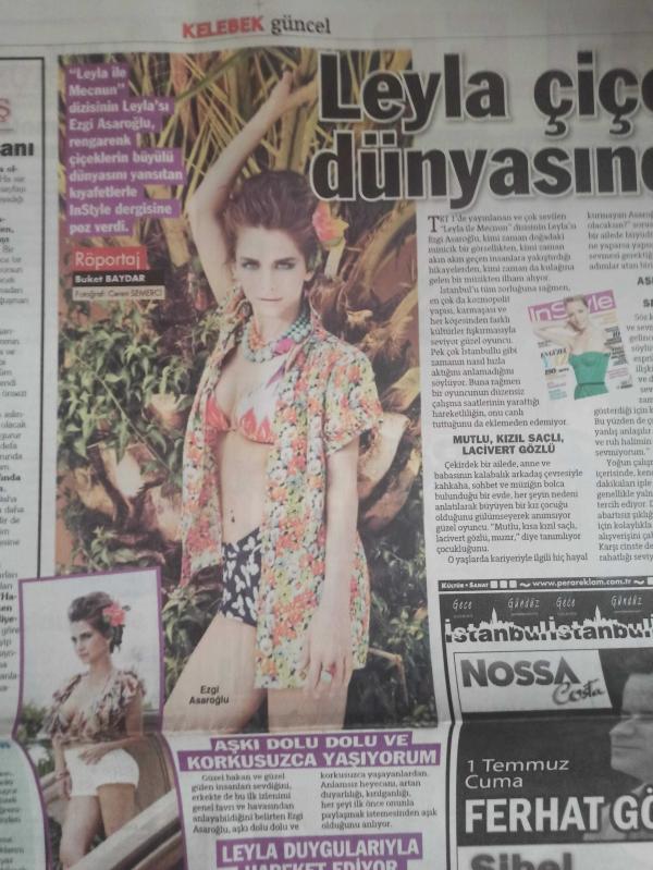 Kelebek Magazin Gazetesi 27 Haziran 2011 Ezgi Asaroğlu Yiğit  