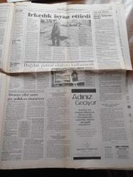 Cumhuriyet Gazetesi - 28 Mayıs 2001 - Şampiyon Fenerbahçe - Aziz Yıldırım - Haim Revivo - Kale Gibi Kaleci Rüştü Reçber - IMF Ölüm Fermanı - Bülent Ecevit'in Değerlendirmesi Revizyona Gerek Yok - Partilerden Umut Kesildi - Recai Kutan Çiftçi Eyleminde Haklıdır - MHP'li Tarım Ve Köyişleri Bakanı Hüsnü Yusuf Gökalp