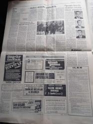 Cumhuriyet Gazetesi - 4 Mart 1974 - Şevket Süreyya Aydemir -  Fikret Otyam - Erdal Öz Yaralısın - Fenerbahçe Galatasaray Karşısında Oynadı Ve Kazandı - Ömer Besim Krosu'nu Hikmet Şen Kazandı - Türk Hava Yollarının Dev Jeti Paris'te Düştü 347 Ölü Var - Kazada Ölen Türkler - Yolcuların Cesetleri Ağaçta Sallanıyordu - Adalet Komisyonu Başkanı Yalçın Oğuz - Kaptan Pilot Nejat Berköz - Cezaevinde Açlık Grevine Hükümlüler Katıldı