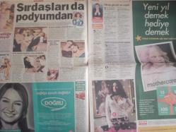 Kelebek Magazin Gazetesi - 30 Aralık 2005 - Şahnaz Çakıralp - Tayfun Güneyer - 5 Dakikası 500 Bin Dolar - Mehmet Ali Erbil - Petek Dinçöz - Hande Subaşı - Burhan Öçal - Nur Gümüşdoğrayan - Betül Demir - Aslı Üstünkaya - Kubilay Keskin - Ebru Çapa - Ebru Güzel - Amanda - Gökhan Özen - Didem Erol - Veli Çelik - Fadik Sevin Atasoy - Mustafa Altıoklar - Abdullah Oğyz - Çiğdem KAyalı - Sinan Akın - Alpay Başaran - Verda Penso - Ceylan Saner - Pelin Süzen - Deniz Akkaya - Bilge Kara-  Özge Ulusoy - Sedef Avcı - Cengiz Semercioğlu - Suzanne Vega - Emma Shaplin - Erol Kışlaloğlu - Keira Knightley - Jane Austen - Nicky Hilton - Ayşe Hatun Önal - Seda Sayan - Nihat Doğan - Erdoğan Baykal - Sahrap Soysal - Güzin Abla - Yasemin Boran - Evime Ne Alsam - Onur Baştürk - Beril Saygı - Deniz Akkaya fotoğraf ve haberi - Tam Takım Gazete