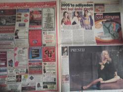 Kelebek Magazin Gazetesi - 30 Aralık 2005 - Şahnaz Çakıralp - Tayfun Güneyer - 5 Dakikası 500 Bin Dolar - Mehmet Ali Erbil - Petek Dinçöz - Hande Subaşı - Burhan Öçal - Nur Gümüşdoğrayan - Betül Demir - Aslı Üstünkaya - Kubilay Keskin - Ebru Çapa - Ebru Güzel - Amanda - Gökhan Özen - Didem Erol - Veli Çelik - Fadik Sevin Atasoy - Mustafa Altıoklar - Abdullah Oğyz - Çiğdem KAyalı - Sinan Akın - Alpay Başaran - Verda Penso - Ceylan Saner - Pelin Süzen - Deniz Akkaya - Bilge Kara-  Özge Ulusoy - Sedef Avcı - Cengiz Semercioğlu - Suzanne Vega - Emma Shaplin - Erol Kışlaloğlu - Keira Knightley - Jane Austen - Nicky Hilton - Ayşe Hatun Önal - Seda Sayan - Nihat Doğan - Erdoğan Baykal - Sahrap Soysal - Güzin Abla - Yasemin Boran - Evime Ne Alsam - Onur Baştürk - Beril Saygı - Deniz Akkaya fotoğraf ve haberi - Tam Takım Gazete