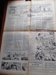 Cumhuriyet Gazetesi - 29 Temmuz 1974 - Şevket Süreyya Aydemir - Füruzan 47'liler - Oktay Akbal - İlhan Selçuk - Donanma Kupasını Fenerbahçe Aldı - İsmail Kurt Kıbrıs Destanını Yazdı - Makarios Kaçarken Allah Bizi Kurtarsın Diye Mırıldanıyordu -  Bülent Ecevit Kıbrıs'da Güvenlik İstiyoruz - Amerika Bülent Ecevit İle Karamanlis'in Görüşmeleri Önerdi - Muhsin Batur