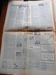 Cumhuriyet Gazetesi - 1 Nisan 1972 - İçişleri Bakanı Ferit Kubat Mecliste Korkunç Kızıldere Olayı Hakkında Bilgi Verdi-  Kızıldere Olayında Üçü Ecnebi Olmak Üzere 13 Kişi Ölmüştür - Ertuğrul Kürkçü Samanlıkta Sağ Çıktı - Dev Genç Genel Başkanı Ertuğrul Kürkçü Mahir Çayan'ı Şiddetten Alıkoyamadık - Sıkıyönetim Komutanlığı İsmet İnönü'ye Cevap Verdi - Türkiye Romanya Milli Maçı -  Muhammed Ali Clay Mac Foster Boks Maçı