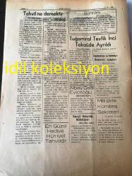 ŞİRİN EREĞLİ GAZETESİ YEREL TAŞRA BASINI ---5 Ağustos 1960 Yıl :4 Sayı :640--Tuğamiral Tevfik İnci Tekaüde Ayrıldı --Albay Celal Eyiceoğlu  Üs Kumandanlığı vekiline getirildi--Tahvil ne demek tir :Ayten  Hatice Eti --Milli  Birlik Komitesi --Ereğli de gece  --Sinemalar : Belediye Sineması : Kararlık Yol,,Alemdar Sineması :Kırık Hayat , Mahalle Sineması : Asi Evlat --