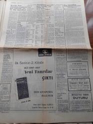 Cumhuriyet Gazetesi - 19  Mart 1974 - Kurucusu Yunus Nadi - İlhan Selçuk - Turhan Selçuk -  Abdulcanbaz - Çin'de Sovyet Ajanının Anıları - Stalin - Mao Zedung - Olimpiyat Oyunları Tehlikeye Giriyor - Balıkesir Grubu Maçları Başlıyor - Filiz Akın Paris'te Oğlu İçin Film Anlaşması Yaptı - Rauf Mutluay - Sevgi Soysal'ın Romanı İncelenecek - Irak'tan Barzani'ye Saldırı Hazırlığı - Tunceli Öğretmen Okulunda Çatışma - Ankara Uçağının Ses Bantları Dinlendi - Karaköy'deki Güzel İstanbul Anıtı Yerinden Kaldırıldı