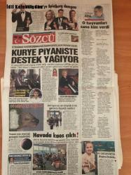 Sözcü Gazetesi, 12 Ocak 2023 Perşembe, Soner Yalçın, Aytunç Erkin, Epo Cansen, Yekta G. Özden, Yılmaz Özdil, Emin Çölasan, Imamoğlu, Muharrem Erkek, Özgür Özel, Ali Mahir Başarır, İbrahim Kaboğlu, Veli Toprak, Meral Akşener, Ozgür Cebe, Deniz Ayhan, Kaftancıoğlu, Fincancı,  Ahmet Çalık, Mauro Icardi, Fernando Muslera, Wout Weghorst, Mehmet Büyükekşi, Ekrem İmamoğlu, Romain Saiss, Çağlar Söyüncü, Seddolbake, El Nino, Junior Çınar, Hey Jude, The Raptor Must, Lavender, Yalnızay, Goze Batan, Kocayusuf, Sayışman Varlıkisah, Uzunbi, Kapaklıca, Kenanlı, Gökçestar Atık Atık Holigan