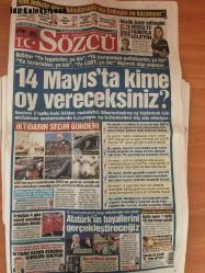 Sözcü Gazetesi, 30 Nisan 2023, Aga Cansen, Ak Parti, Aliyev, Amasra, Ankara, Atatürk, Atatürk Havalimanı, Aydın, Başakşehir, Beştepe, Büyük İzmir, Büyük İzmir Mitingi, Cumhur İttifakı, Deniz Zeyrek, Ekonomi, Erdoğan, Fatih Erbakan, Ali Koç, Arda, Arda Güter, Beşiktaş, Bjelica, Dündar, Enner Valencia, Ferdi, Fenerbahçe, Galatasaray, Gaziantep, İstanbulspor, İYİ Parti, Jorge Jesus, Konyaspor, Kupa, Karagümrük, Kasımpaşa, Larsson, Muharrem İnce, Rossi, Sivasspor, Trabzonspor, Türkiye, Uğur Dündar, Ümraniyespor, Valence, YDK, Başakşehir, Derbi, Divan Kurulu, Fenerbahçe, FETÖ, Galatasaray, Giresunspor, Hücum, İyi bir hakem olsun!, İstanbul, İstanbul Ümraniye, İşkur, Kumpas, Laiklik, LGBT, Milli Savunma Bakanlığı, Necati Doğru, Parti, Saat, Sakin Cumartesi, Süper Lig, TFF, Türkiye Kupası, Valenct
