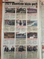 Sözcü Gazetesi, 1 Ocak 2022 Cumartesi,  Rahmi Turan, Uğur Dondar, Necati Doğru, Aytunç Erin, Yumaz Özdil,  İğneden İpliğe Zam Geldi, İktidarın Yeni Ekonomi Modeli, Allah Adem'i Affetmedi, İşte Kazanan Numara, Hoş Geldin 2022, Rıza Kayaalp, Serkan Kuntz, Mete Gazoz, Ferhat Ancan, Naz Aydemir Akyol, Abdullah Öztürk, Buse Naz Çakıroğlu, Buse Naz Çakıroğlu, Yasemin Adar, Hatice Kübra İlgün, Taha Akgül, Cüneyt Çakır, Taha Ukgül, Uğur Ateş, Merve Çoban, Eray Şamdan, Burak Yılmaz, Yusuf Yazıcı, Zeki Çelik,  Euro 2020'de Türkiye, 2021'de Avrupa Futbol Şampiyonası'nda hayal kırıklığı yaşadı, Tokya Paralimpik Oyunları'nda Türkiye 15 madalya kazandı, Altın Jenerasyon Beklentilerinin Altında Kaldı, Chelsea Şampiyonlar Ligi'ni Kazandı
