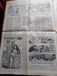Cumhuriyet Gazetesi - 25 Şubat 1974 - Kurucusu Yunus Nadi - Şevket Süreyya Aydemir - Oktay Akbal - Abdülcanbaz - Turhan Selçuk - Dolmabahçede Gol Yerine Yağmur Vardı - Fenerbahçe'de Başkan Emin Cankurtaran Oldu - Süleyman Demirel CHP MSP Koalisyonu İstikrarsız - İnce Memet Romanında Sözü Geçen Kan Davası Alevlendi - Erdal Öz Yaralısın - DİSK - Bülent Ecevit Zamların Bugün Açıklanacağını Söyledi