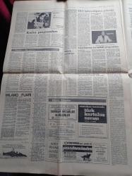 Cumhuriyet Gazetesi - 25 Şubat 1974 - Kurucusu Yunus Nadi - Şevket Süreyya Aydemir - Oktay Akbal - Abdülcanbaz - Turhan Selçuk - Dolmabahçede Gol Yerine Yağmur Vardı - Fenerbahçe'de Başkan Emin Cankurtaran Oldu - Süleyman Demirel CHP MSP Koalisyonu İstikrarsız - İnce Memet Romanında Sözü Geçen Kan Davası Alevlendi - Erdal Öz Yaralısın - DİSK - Bülent Ecevit Zamların Bugün Açıklanacağını Söyledi