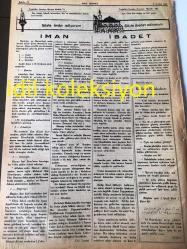 İSTANBUL EHLİ SÜNNET GAZETESİ YEREL TAŞRA BASINI ----5 Aralık 1947 YIL :1 Sayı :23--Aziz Kardeşler Hoş Geldiniz -- Bend  :Hulusi Bitlisi --Fitneye Lüzum Yoktur  Hazreti  Muaviye Ashabı  Resulullahtandır---İman --İbadet --Yuşa  Aleyhisselam --Ümmü Selim--Ehli Sünnet İkinci Devresini Açmakla Bahtiyar --