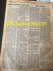 İSTANBUL EHLİ SÜNNET GAZETESİ YEREL TAŞRA BASINI ----7 Kasım 1947 Yıl :1 Sayı :19--İbadethanelerimizde çalışanların  acıklı halleri ---Allah nezdinde din , ancak  İslam dinidir :Hulusi Bitlisli --Alevilerin Tehdit Mektupları Başladı --İman --İbadet--Musa ve Harun Aleyhümmesselam --Muhterem  Okuyucularımıza--Ben neyim ?--Ehli Sünnetin Üç Aylık Plançosu ---Endülüs Sultanının Annesi Ayşe --Şiirin  Kudreti --