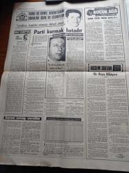 Halka Ve Olaylara Tercüman Gazetesi - 14 Ocak 1972 - Ahmet Kabaklı -  Tarık Buğra - Rauf Tamer - 21 Federasyon Başkanı İlk Defa Biraraya Geldi - Cemal Kamacı - Hakkı Sözen - Vergiler Yeniden Gözden Geçirilecek - THY Genel Müdürü İhsan Göksaran Cide'de - İsmet İnönü Çıplak Adamdan Nasıl Vergi Alınır - Anasol'un Daha Büyük Modellerinin İmali İçin Yeni Anlaşma Yapıldı