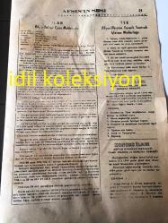 KAHRAMAN MARAŞ AFŞİNİN SESİ GAZETESİ YEREL TAŞRA BASINI - 13 Ocak  1994--Sütçü-İmam Üniversitesi Yüreğimize Su Serpti --Önce Güneyde Sonra Kuzeyde Faaliyet Gösterdi Fahrettin Ardıç - --İlan Afşin Mal Müdürlüğünden ---Afşin -Elbistan Termik Santrali İşletme Müdürlüğü--